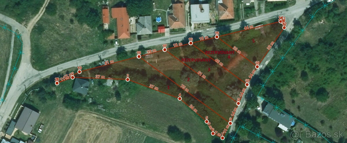 Rezervovaný: POZEMOK č. 5, 626 m2, Súlovce ,okr. TO - 4