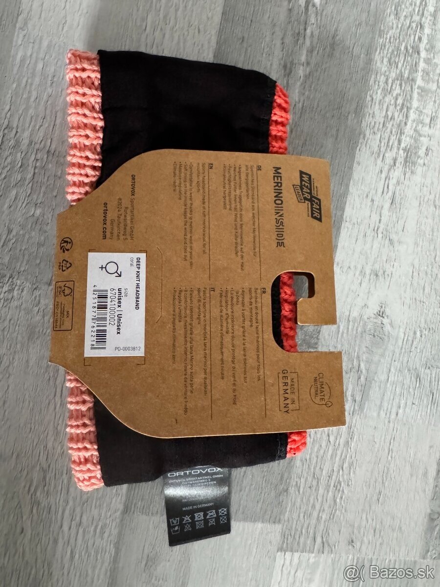 NOVÁ Ortovox Deep Knit merino čelenka NOVÁ - 4