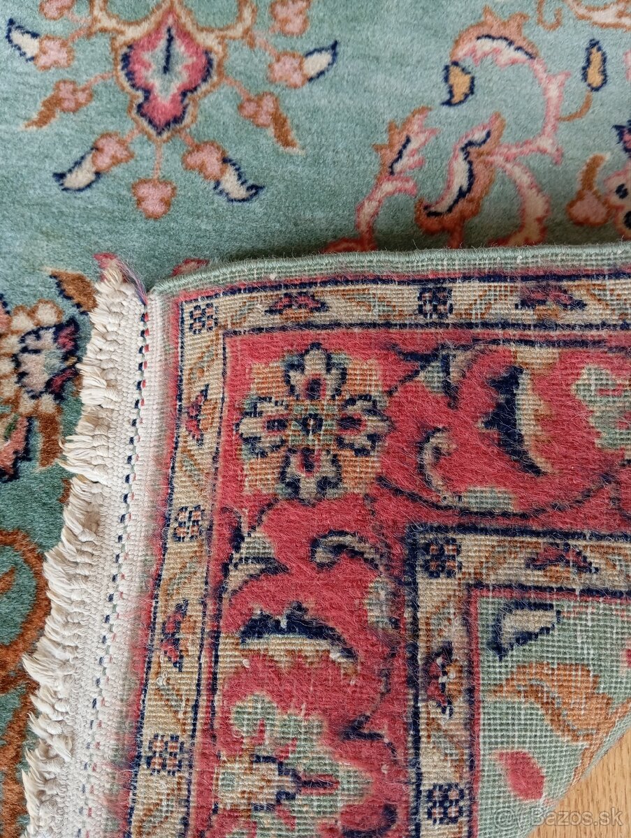 ⭐Nádherný perzský hodvábný koberec Nain 140x70⭐ - 4