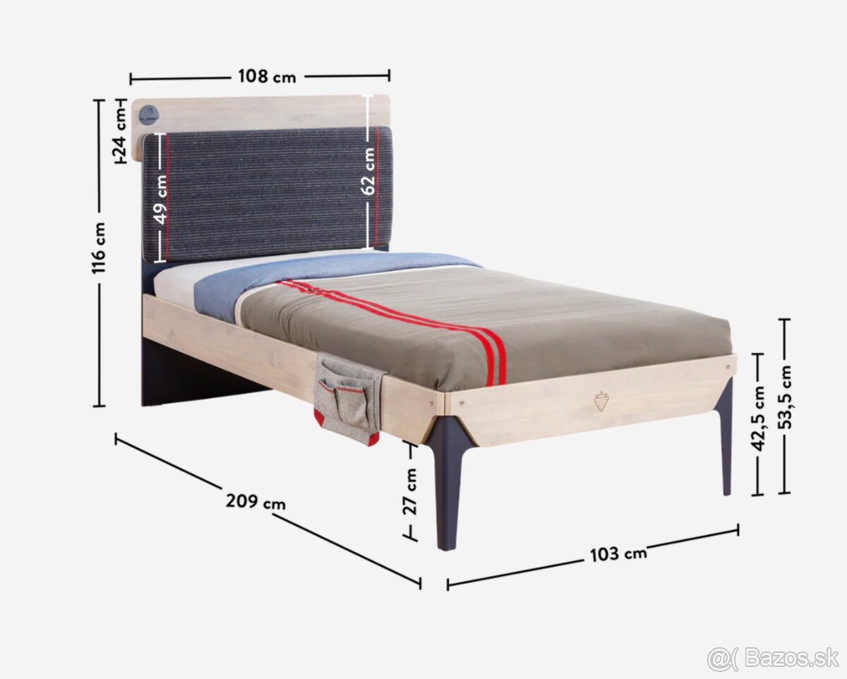 Cilek trio line bed - 4