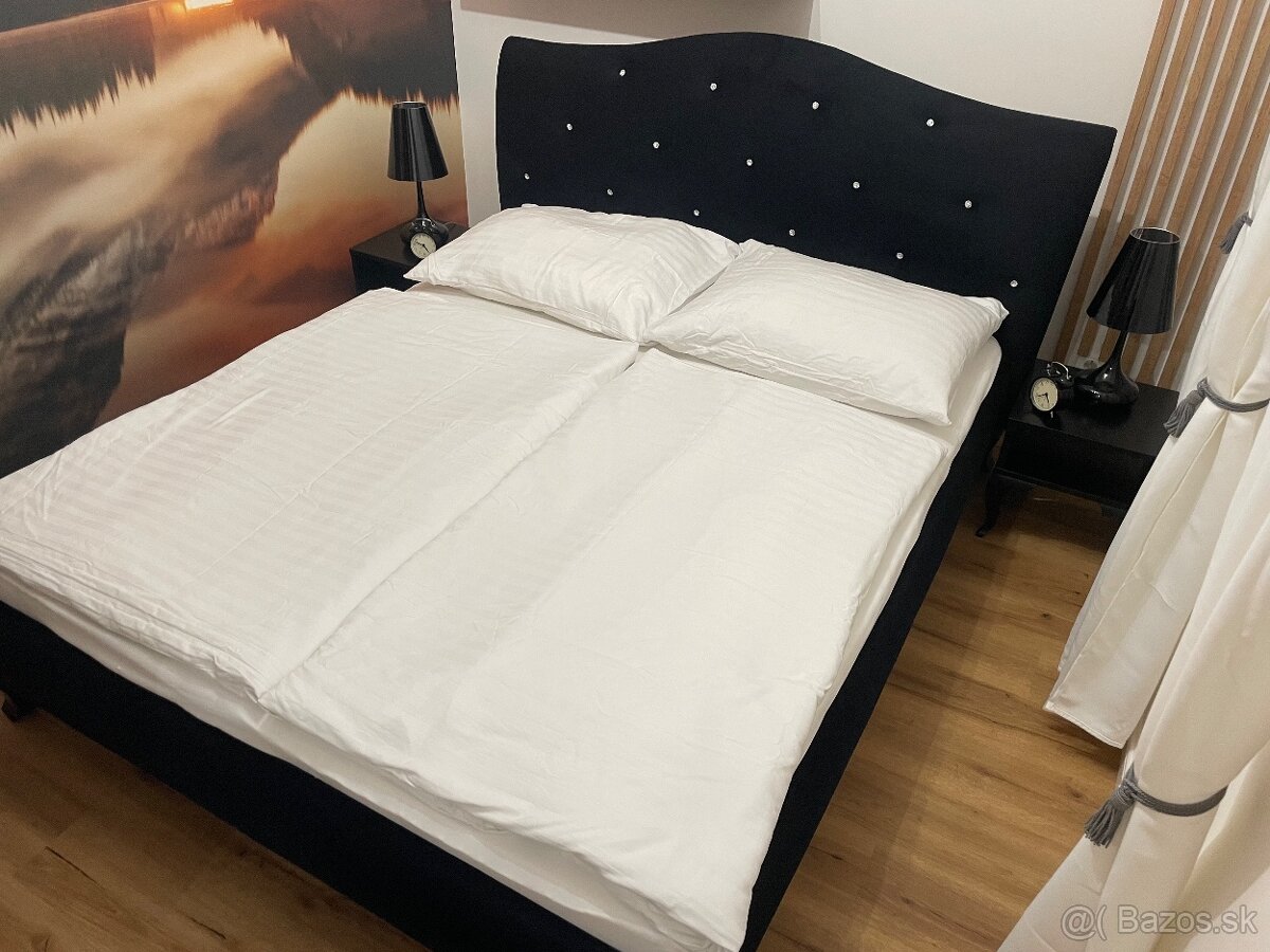 Predam calunenu manzelsku postel 160x200 Swarovski - 4