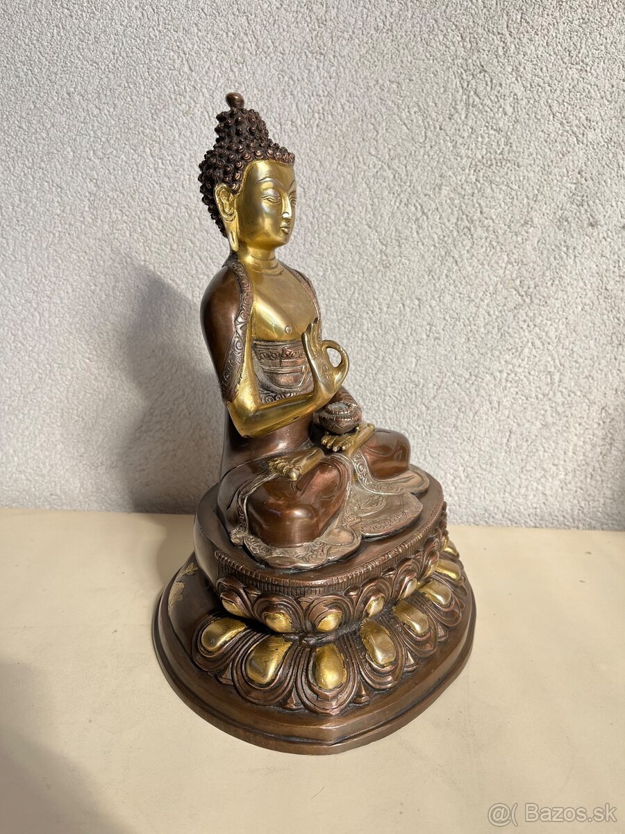 Bronz socha Budha 33cm 4900g - 4
