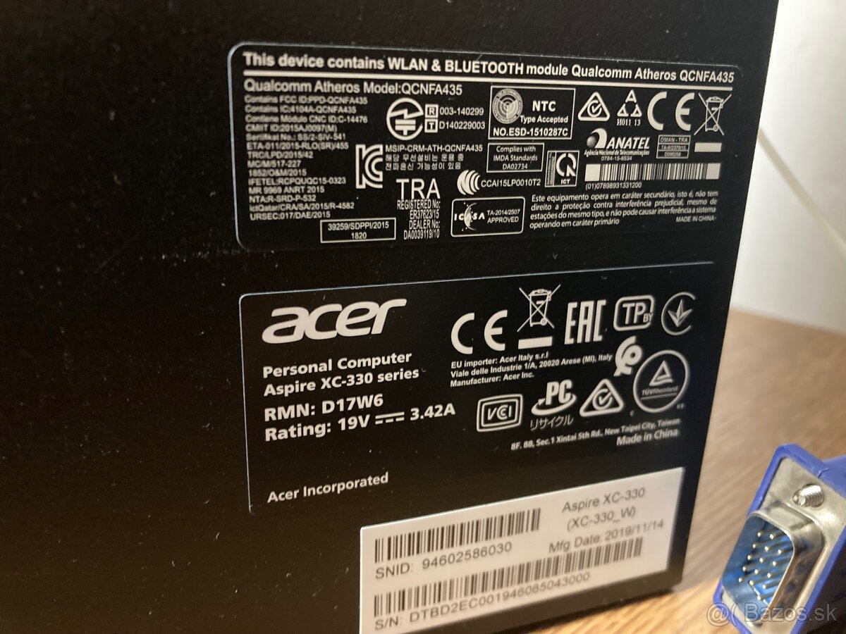 Acer Aspire XC330 - 4