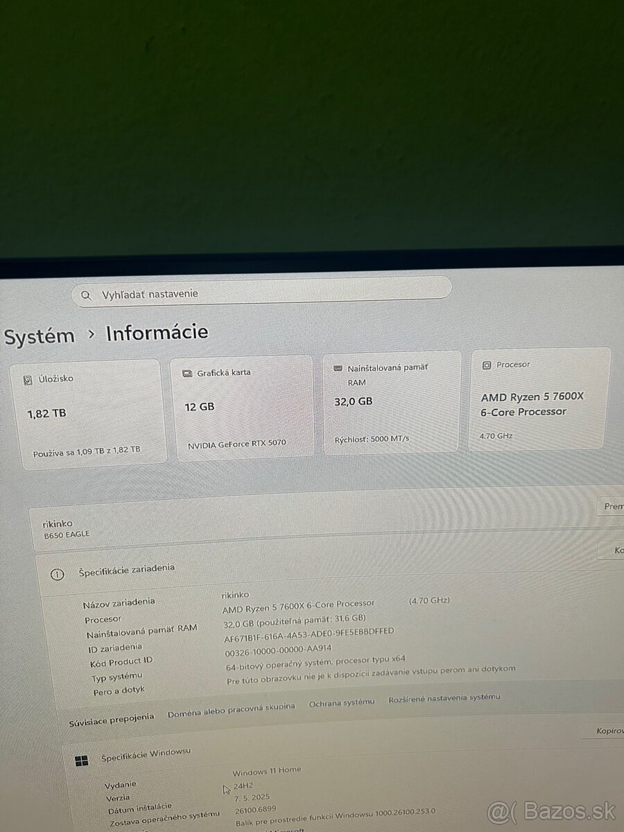 Predám 🖥️ Výkonný herný PC – Záruka na Všetko 🎮 - 4