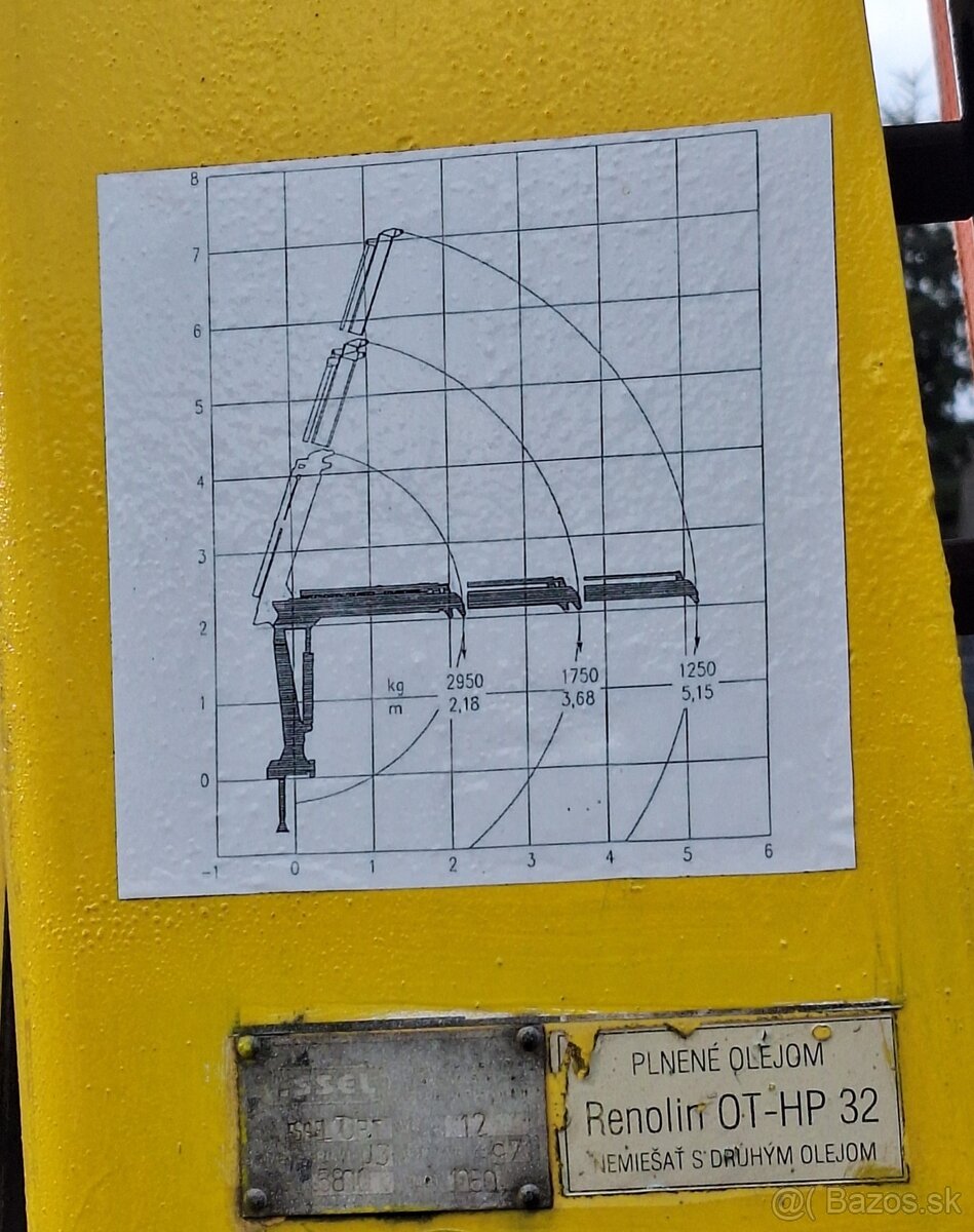 Predám hydraulickú ruku ESSEL 70 BT - 4