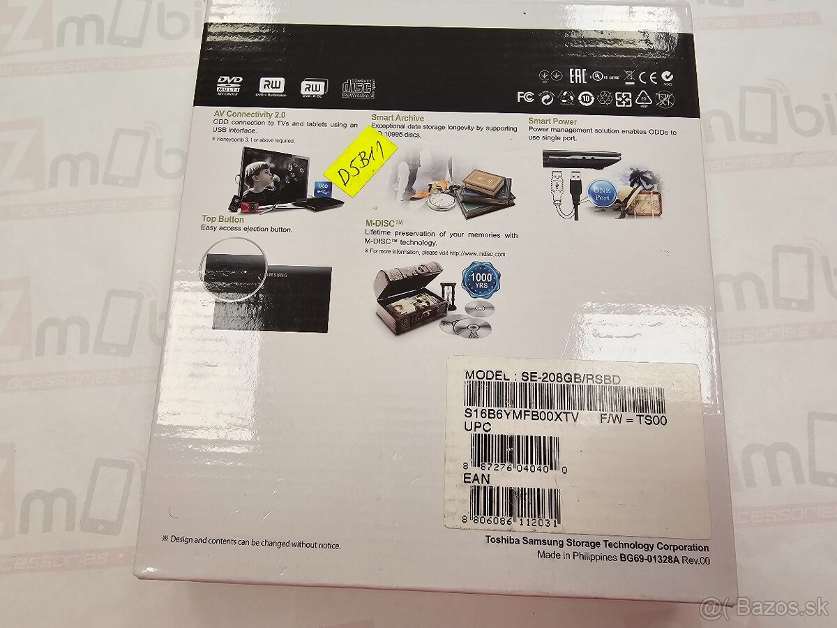 DVD napaľovačka Samsung SE-208 - 4
