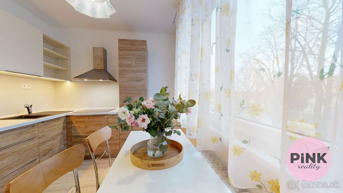 PINK Reality na prenájom priestranný 2-izbový byt na Okružne - 4