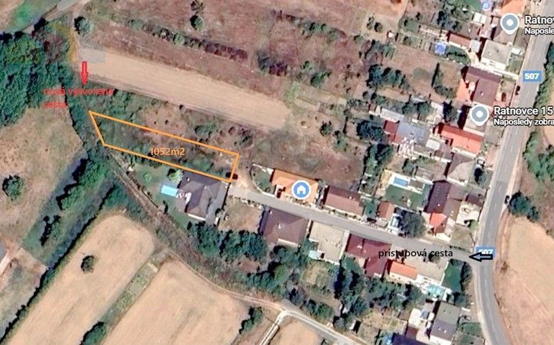 Stavebný pozemok 1052m2 - Ratnovce - 4