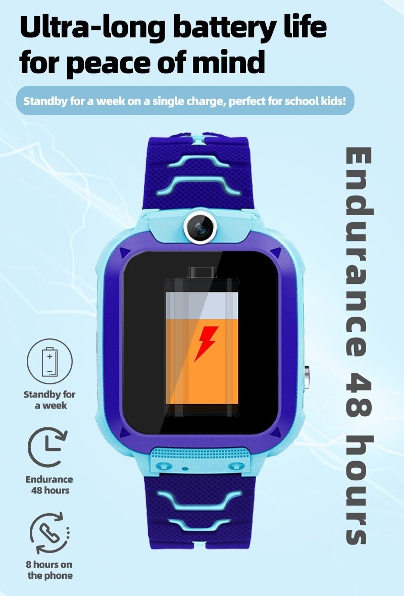 Náramkové hodinky s telefónom pre vaše dieťa GSM - 4