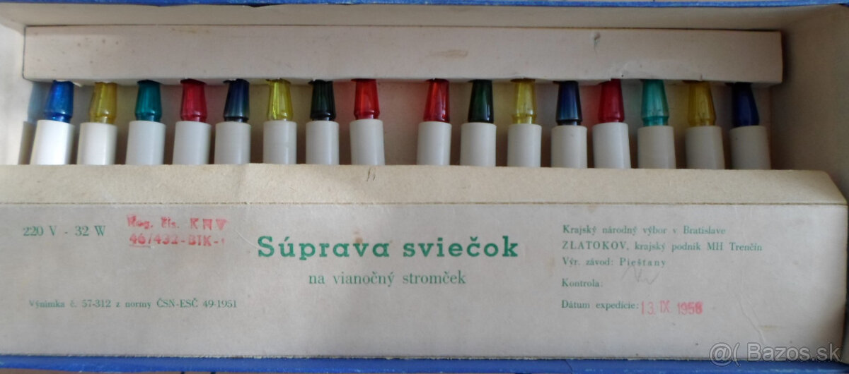 ♦️ RETRO VIANOČNÉ SVETIELKA ♦️ - 4