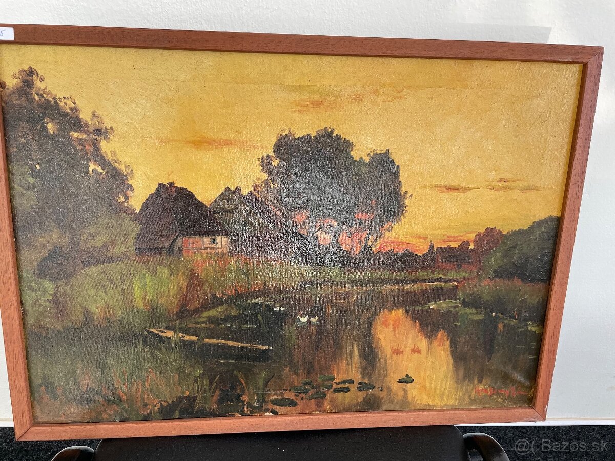 Obraz Večer pri jazierku 5 - 4