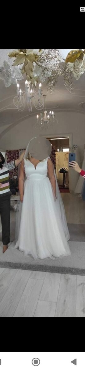 Svadobné šaty VEL.44/46 - 4