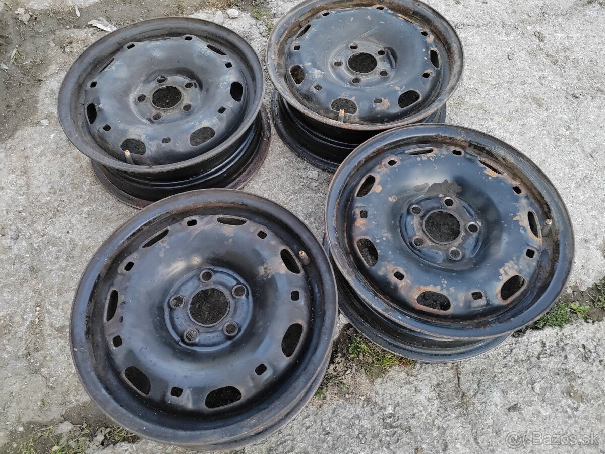 Plechové disky 5x100 R14 - 4