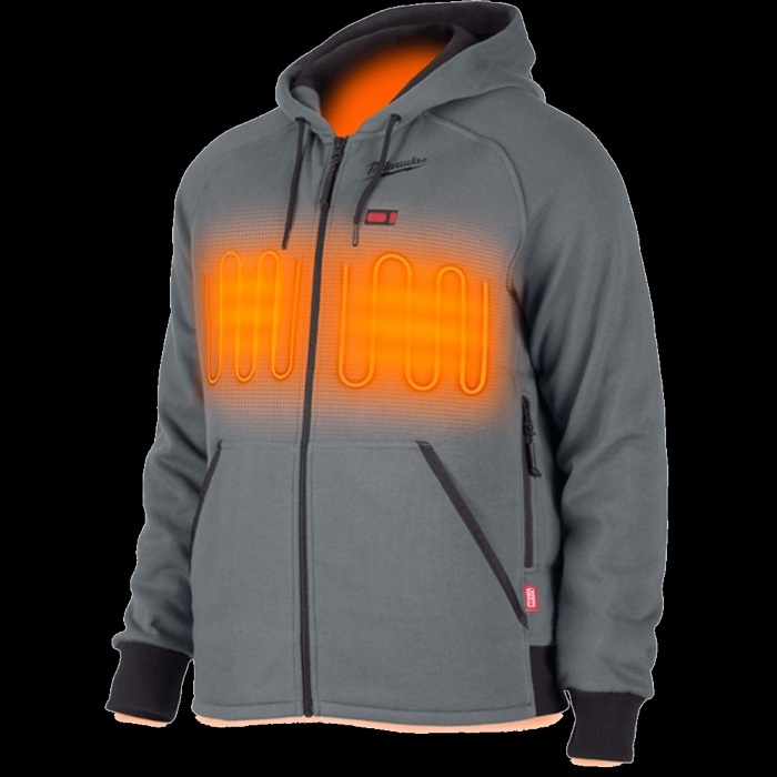 Milwaukee M12 vyhrievaná mikina - sivá - 4