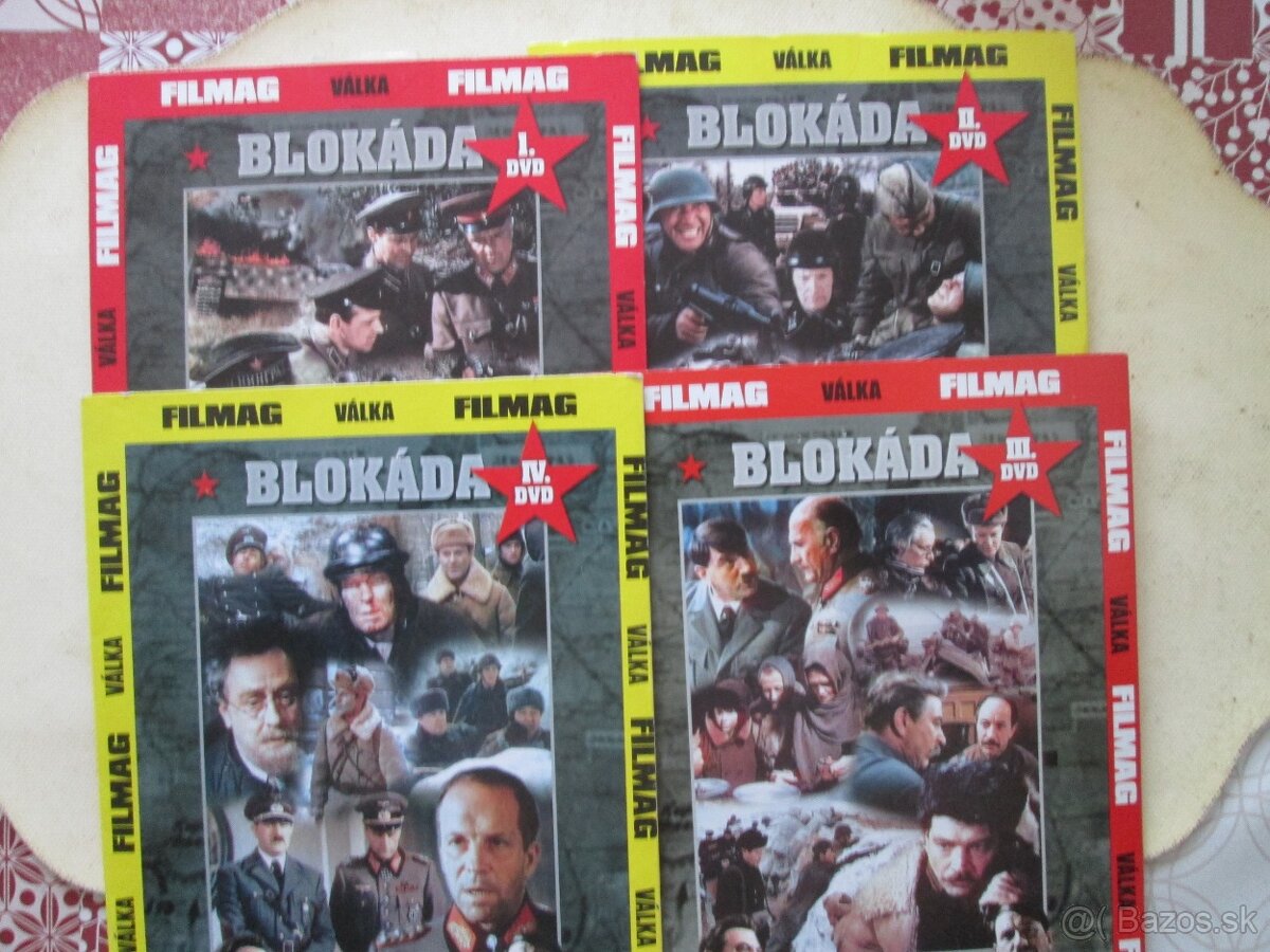 DVD zapečatené v kartónovom obale + vojnové dvd + český film - 4