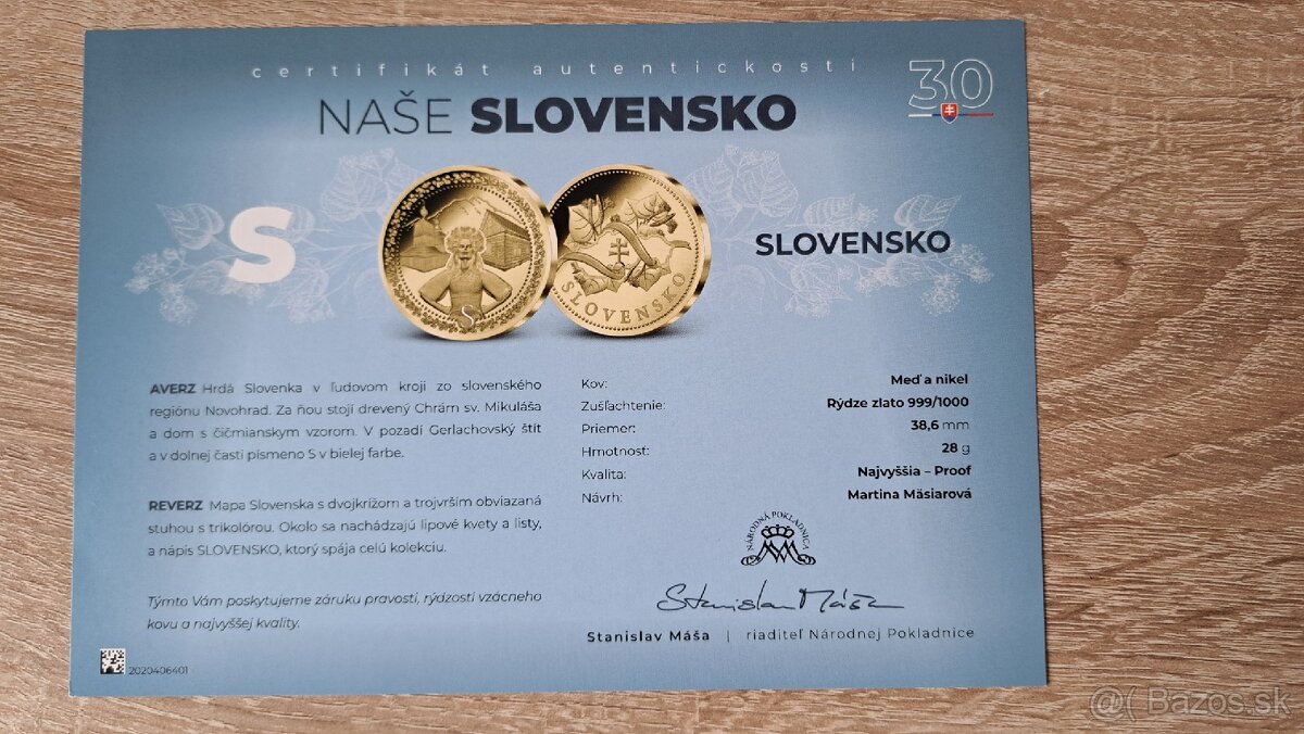 Minca Naše slovensko "S" - 4