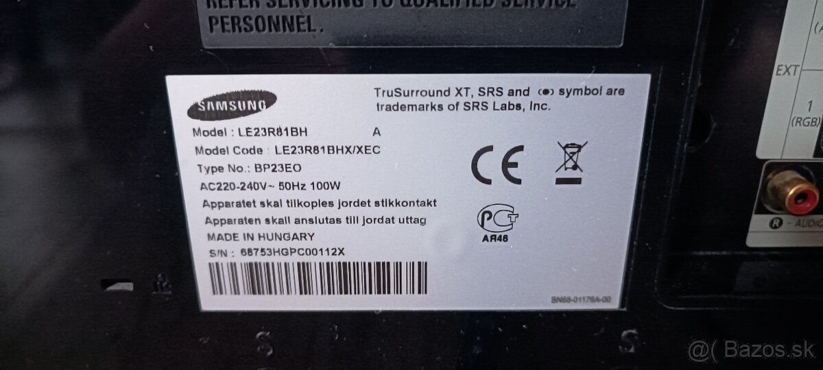 23" hd tv samsung - 4