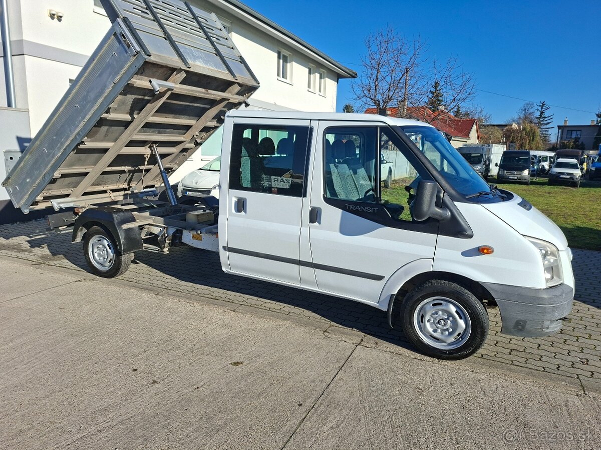 Ford Transit 2,2D- 92KW -7miest - 3stranný vyklápač - 4