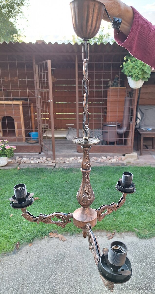 Starý medený luster - 4