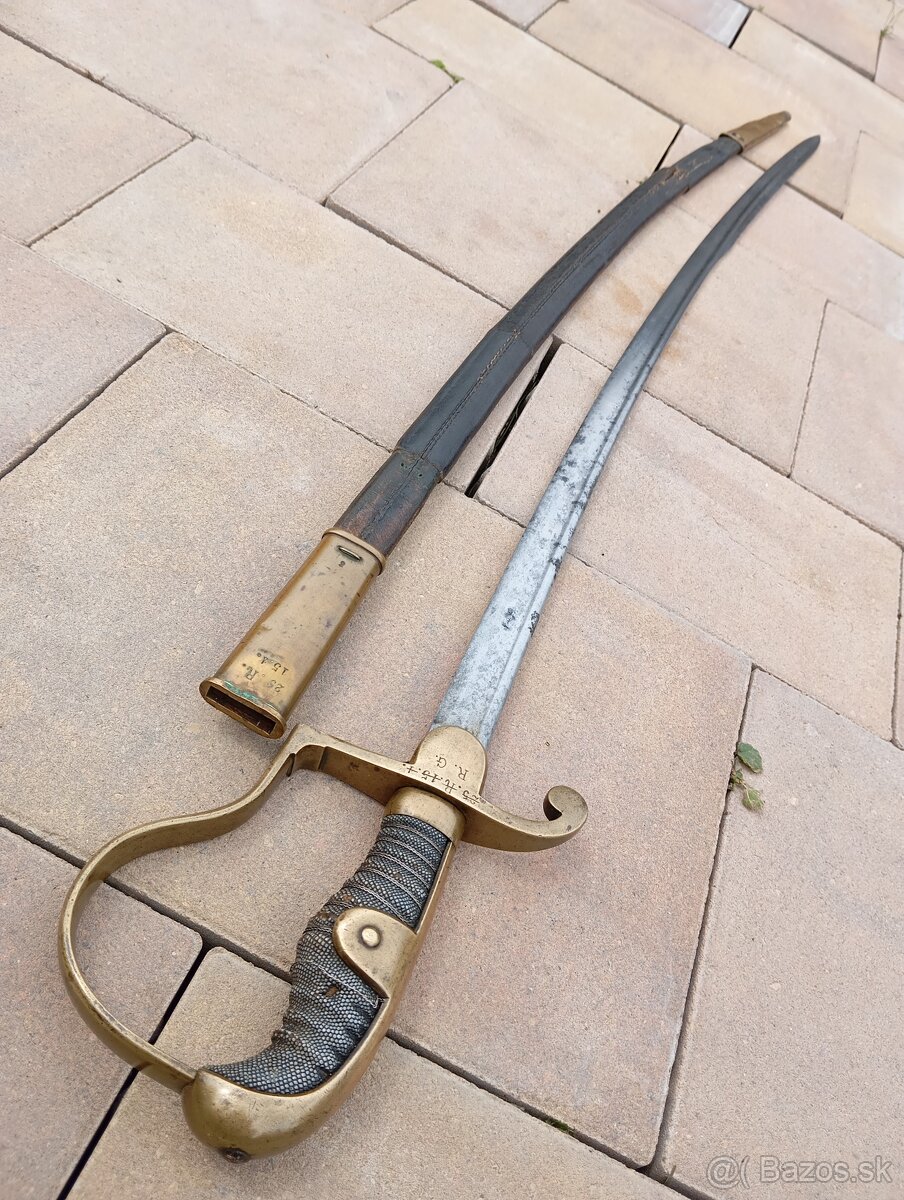Starožitná šabla meč. Nemecko - 4