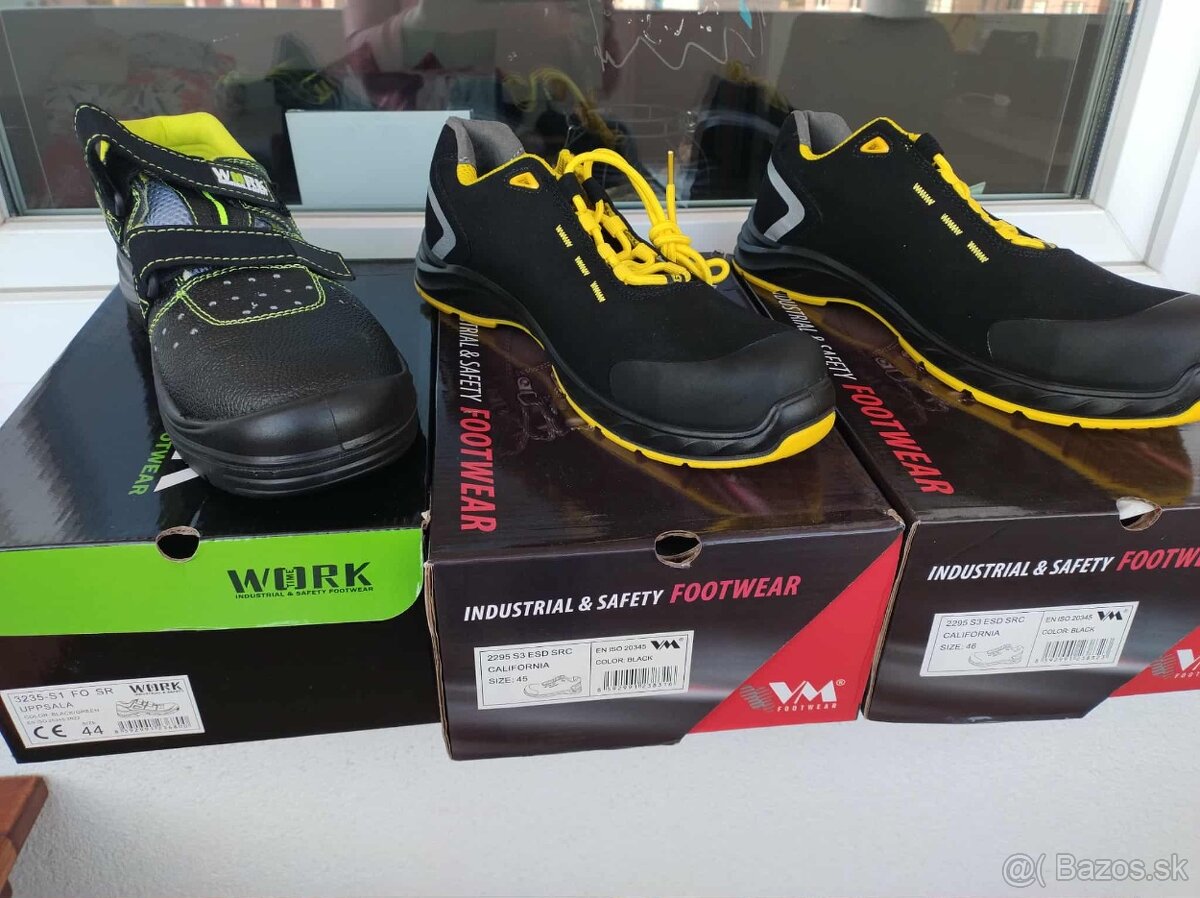 NOVA pánska PRACOVNA obuv, velk 44,45,46 - 4