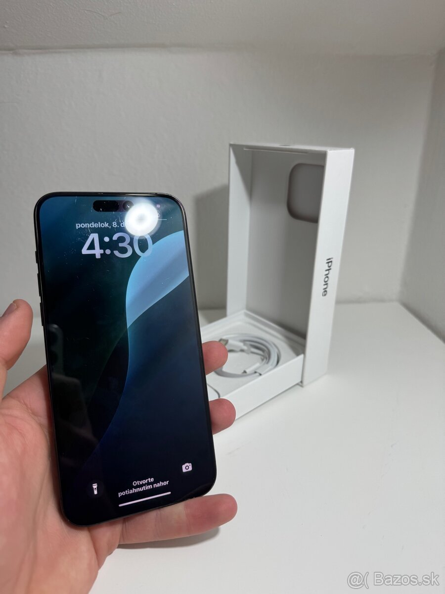 ZNÍŽENÁ CENA 14.12. KOŠICE ‼️/ IPhone 15 Pro Max 256gb - 4