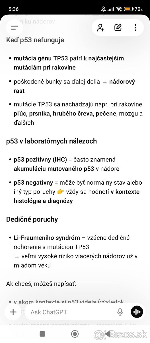 predám vyzivovy doplnok ONCORIN P53 - 4