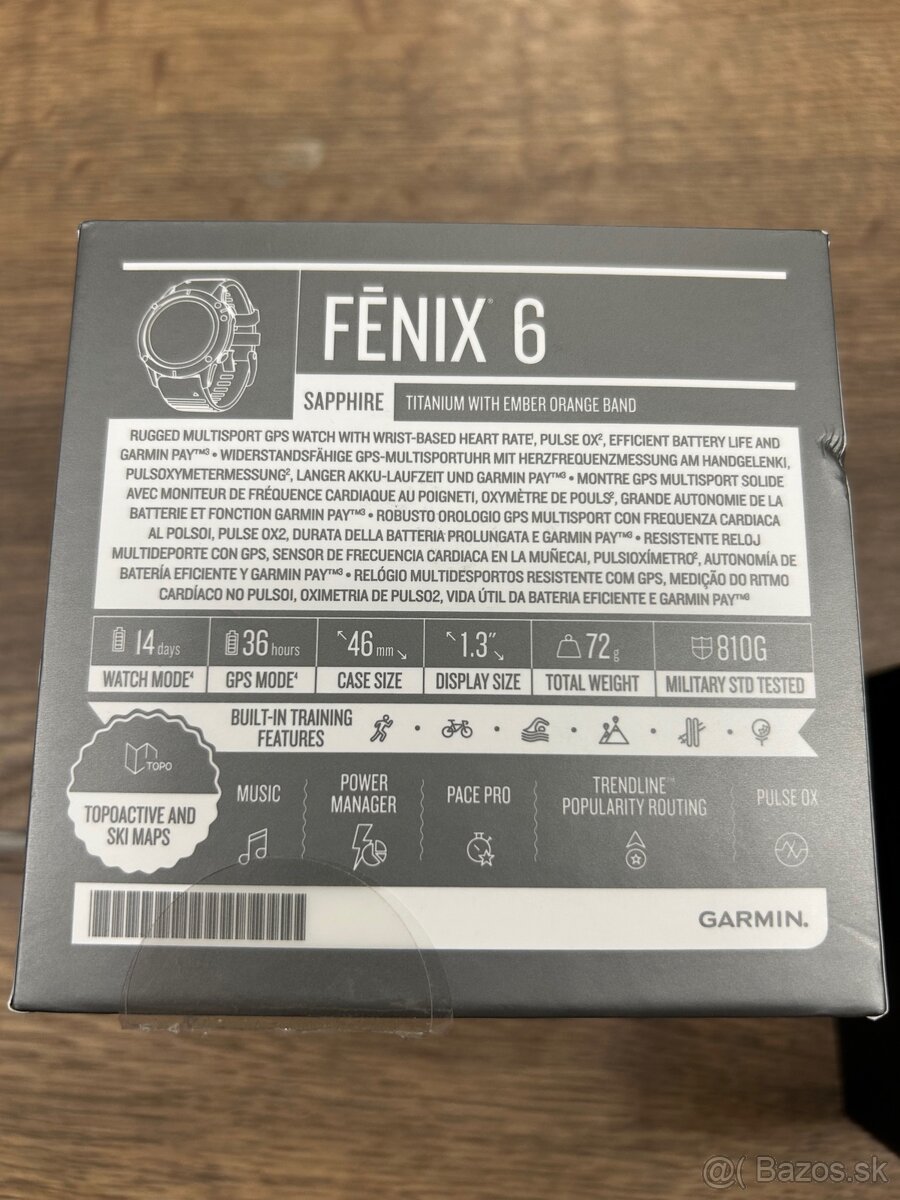 Garmin Fenix 6 Sapphire - 4