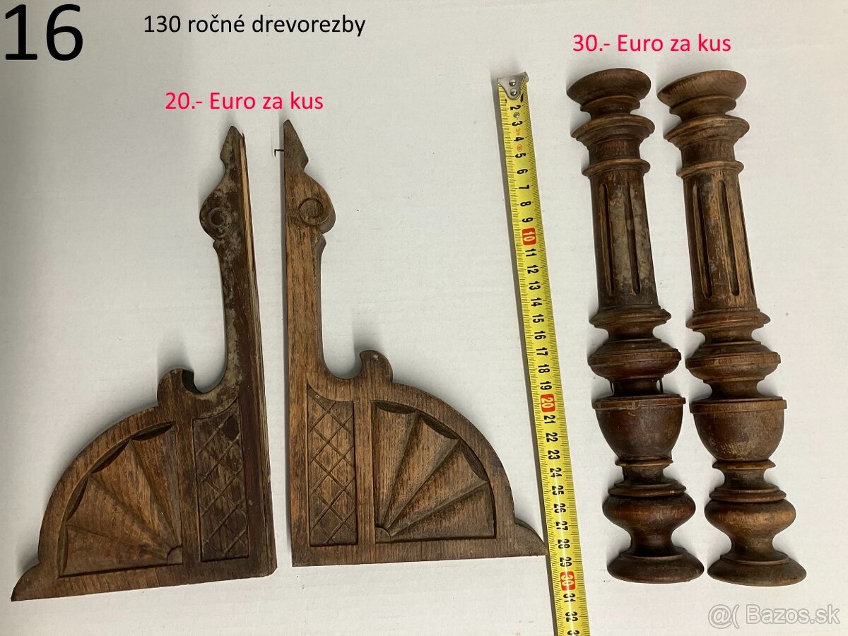 Drevorezby starožitné rok 1870 - 1900 - 4