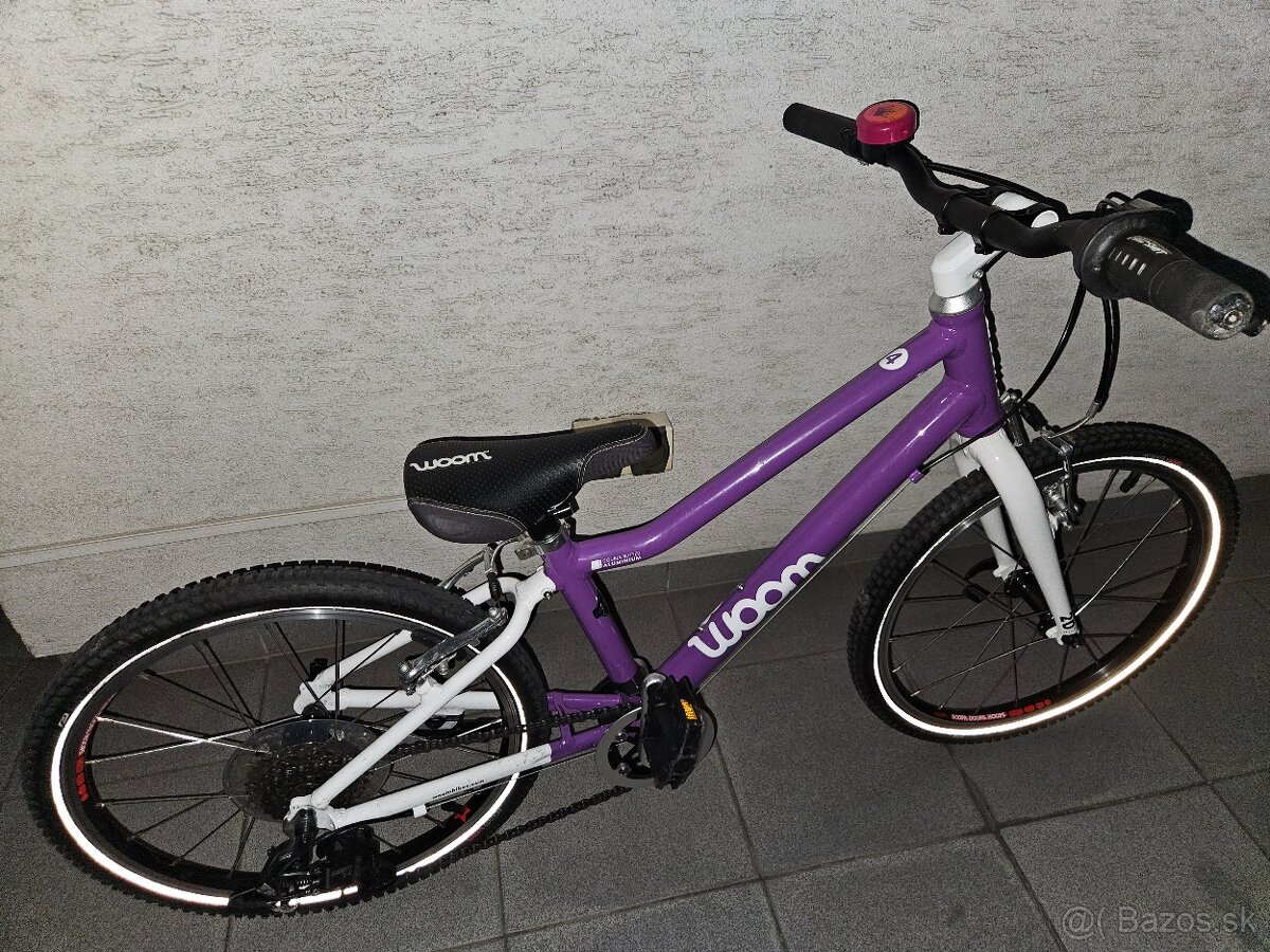 Woom 4 purple, ako nový - 4