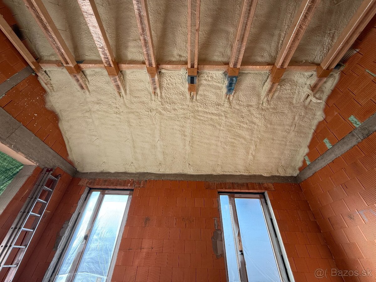 Striekaná polyuretánová izolácia a parozábrana + termokamera - 4