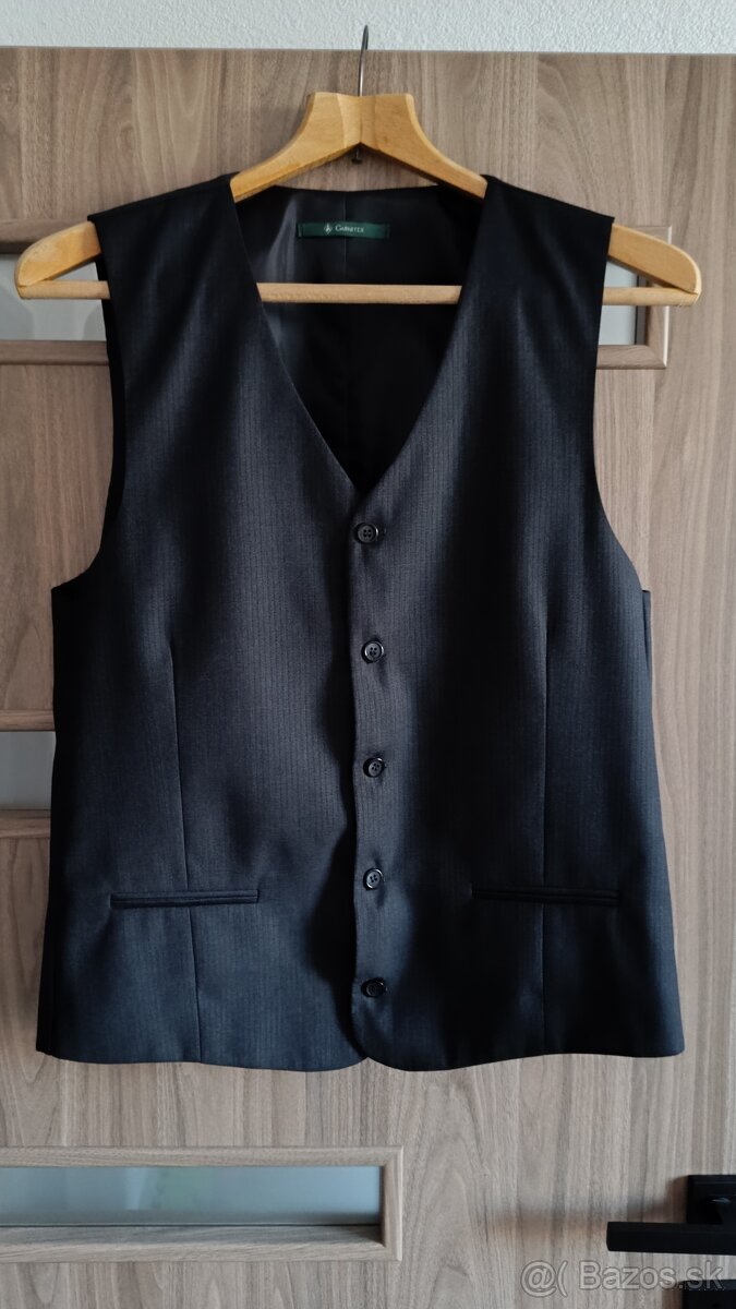 Pánsky oblek Garnitex čierny - 4