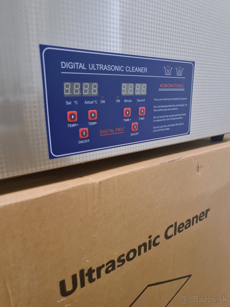 Ultrazvuková čistička s ohrevom objem 30l - 4