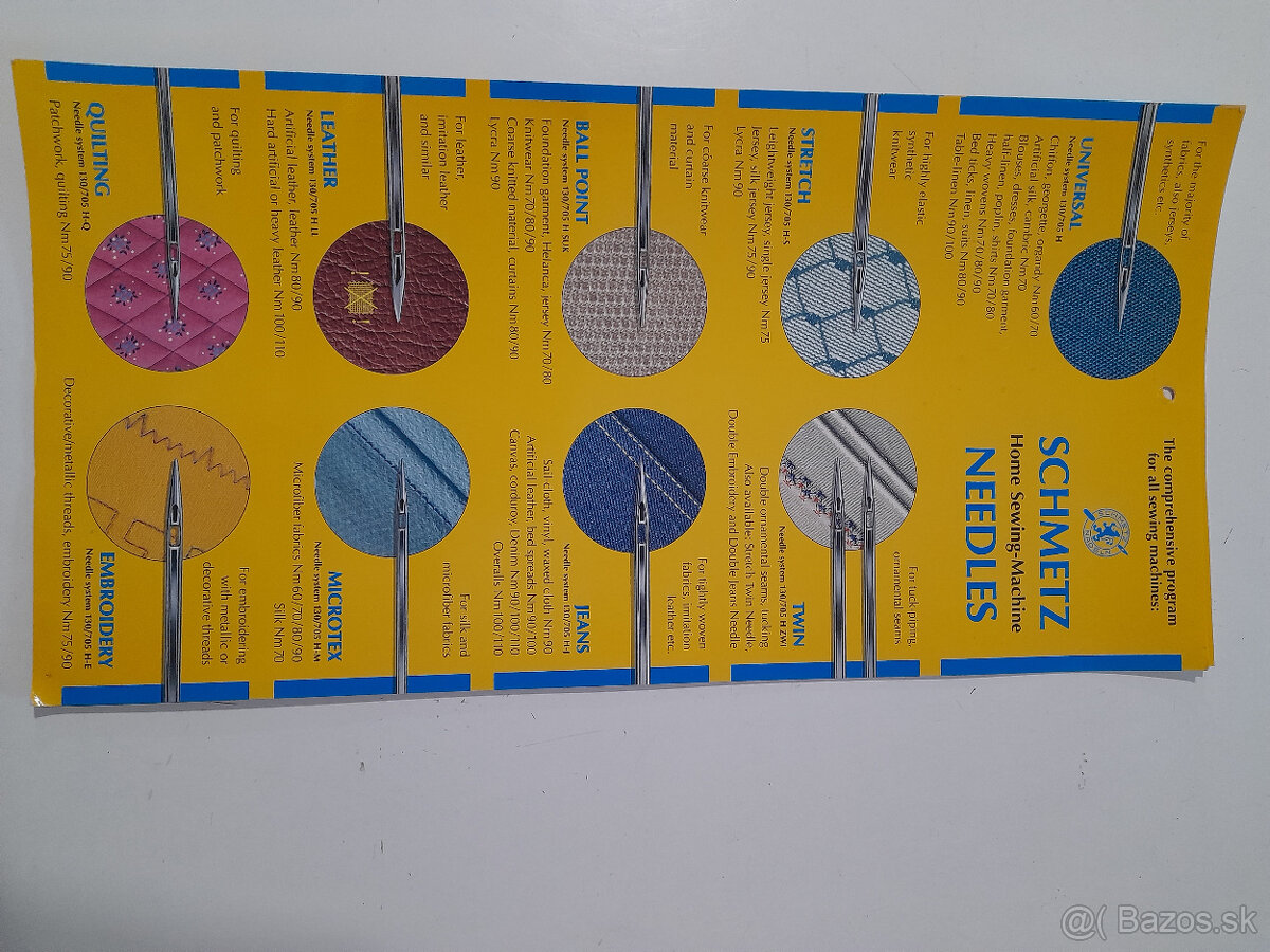 Ihly Groz-Beckert a ihly Schmetz domáce priemyselné - 4