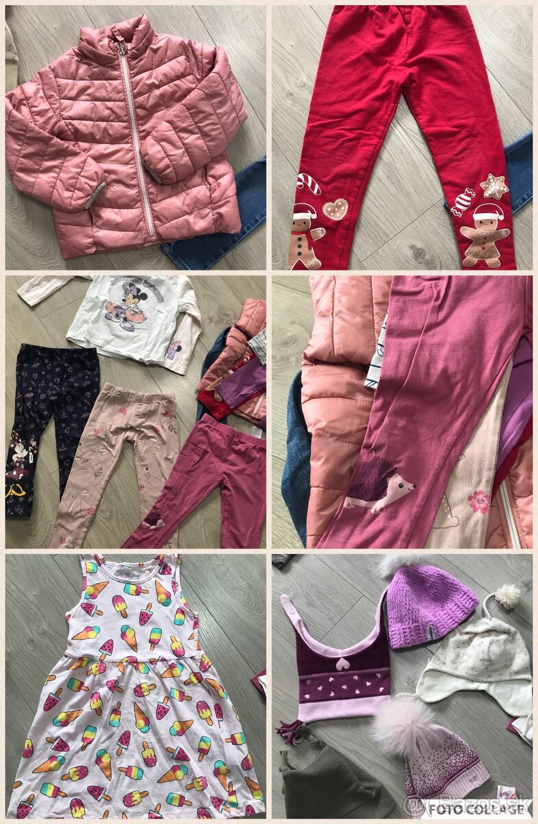 Mix oblečenia pre dievčatko 98-122. - 4
