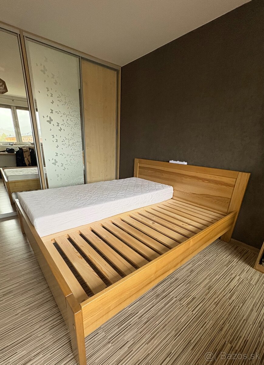 Manželská posteľ- masív - 4