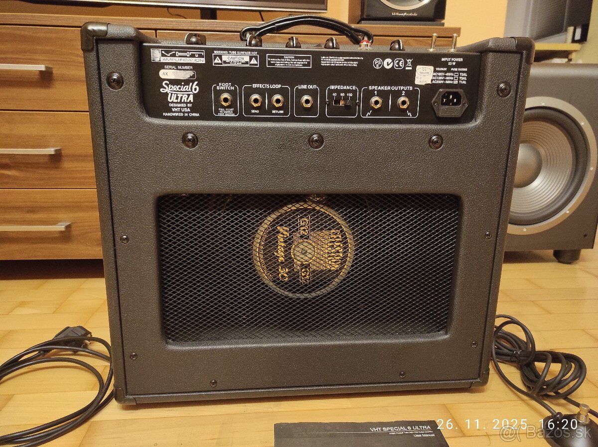 Lampové kombo VHT Special 6 Ultra, Celestion Vintage 30 - 4