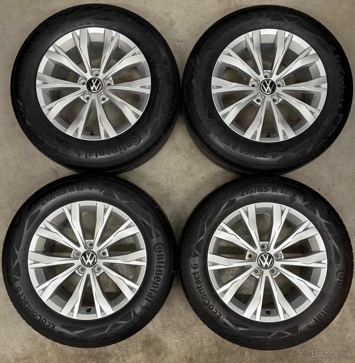 Letná sada VW Montana 5x112 R17 , 215/65/17 VW Tiguan Kodiaq - 4