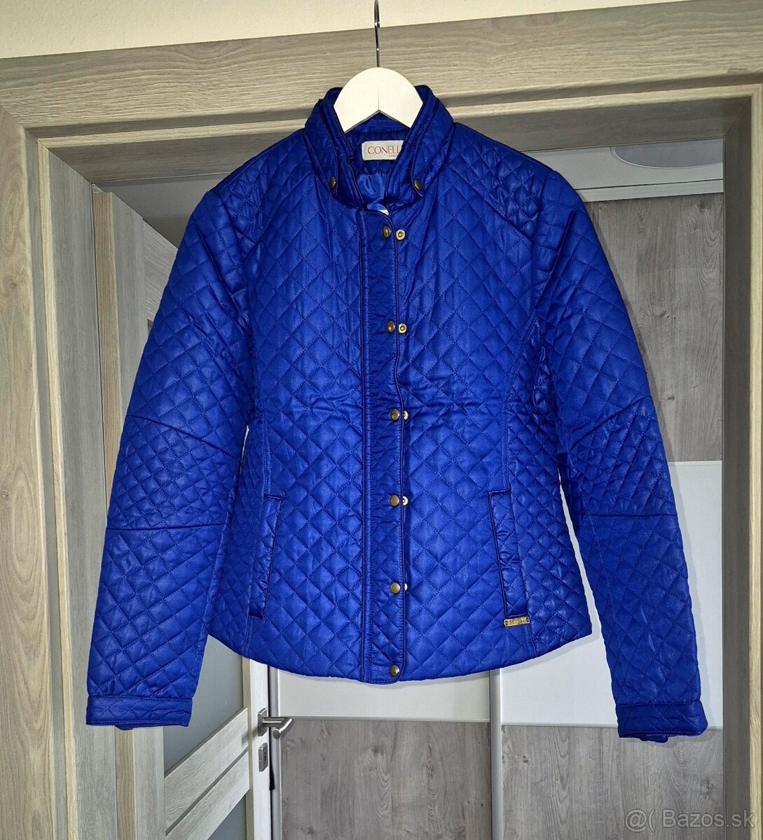 Modrá prešívaná bunda - 4