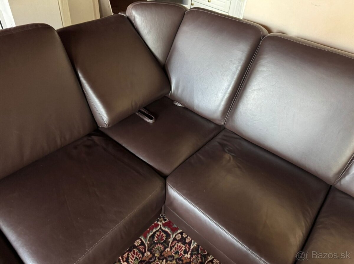 Moderní kožená sedačka do Účka, 4976 - 4