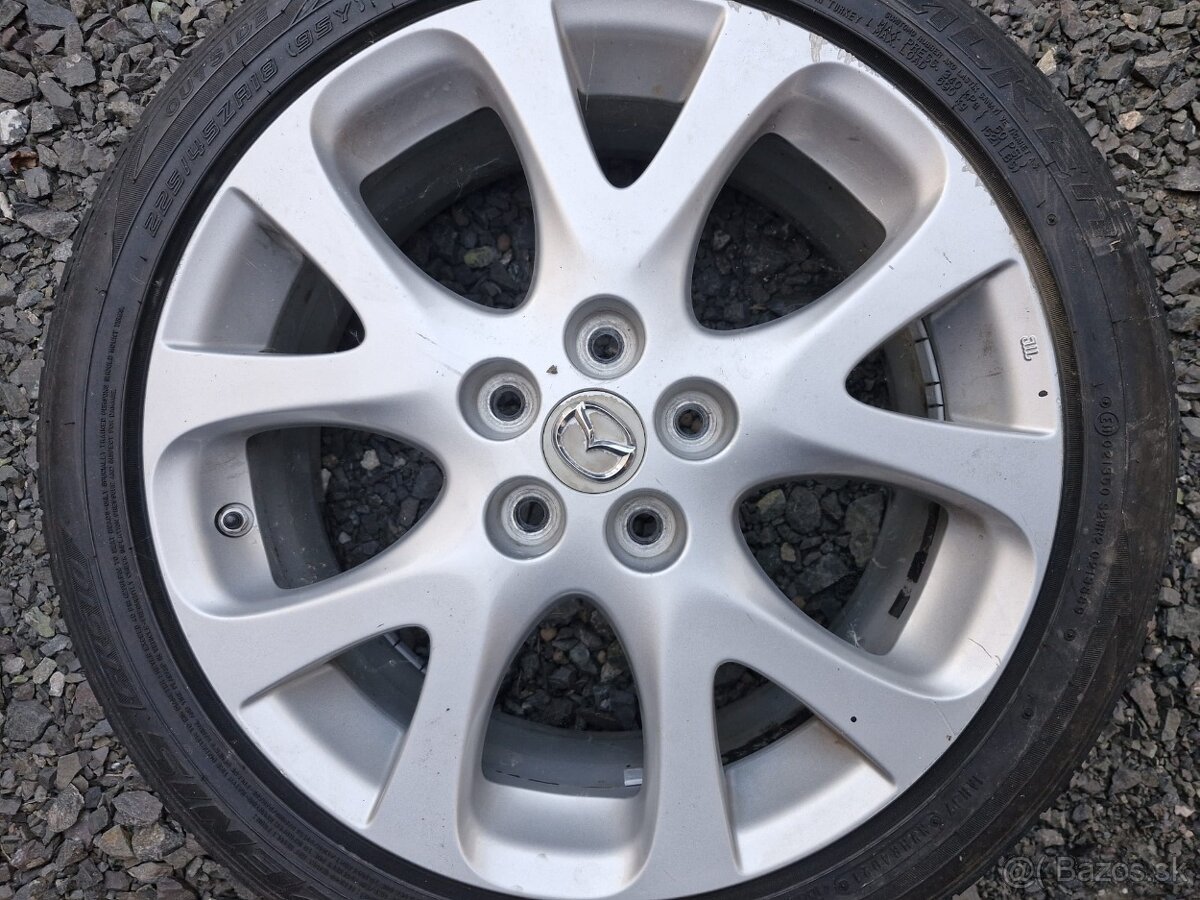 Sada kolies Mazda 6 s tlakovýn senzorom a letnými pneu - 4