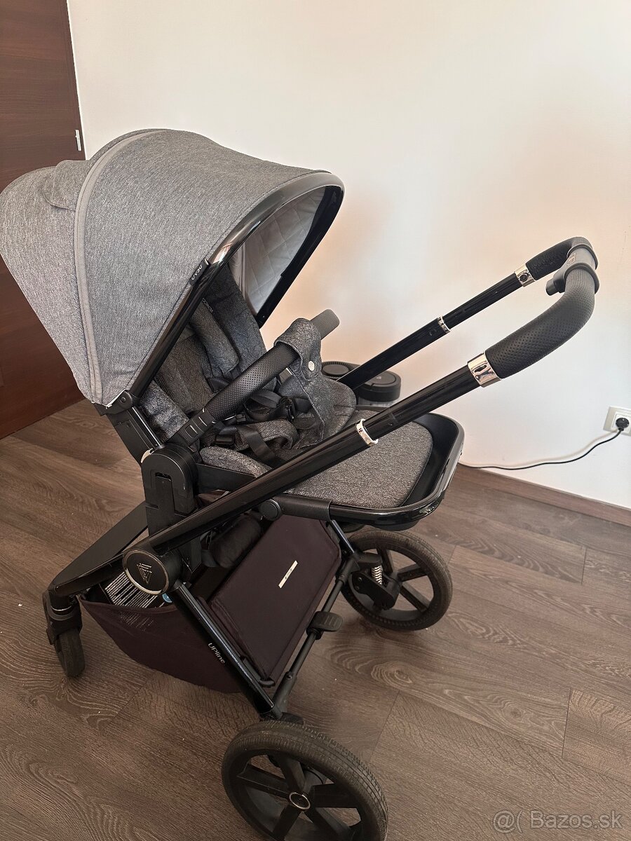 Kočiar Venicci Tinum upline 2v1 slate grey - 4