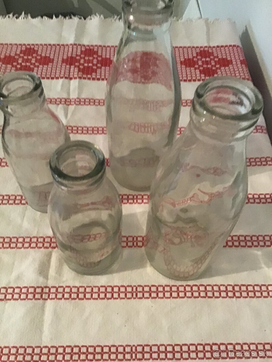 STARé MLIEKOVé FLAšE ORIGINAL KUSY - 4