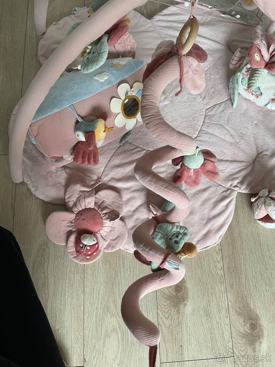 Hracia deka s hrazdičkou little dutch 2v1 + hračky - 4