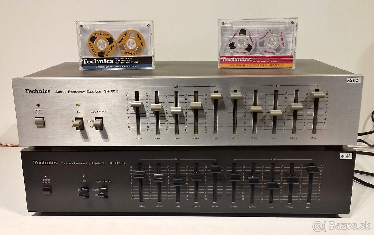 2x5 pasmovy equalizer TECHNICS SH-8010 vyr.JAPAN, AE02, AE83 - 4