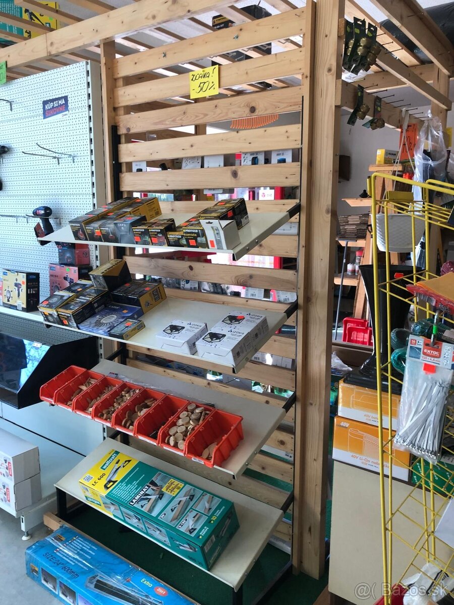 Obchodné regále rôzne druhy - 4