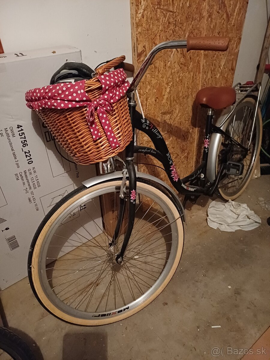 Retro mestský dámsky bicykel - 4