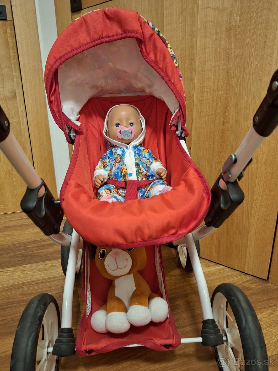 Veľký kočík pre bábiky, mega pevný. - 4