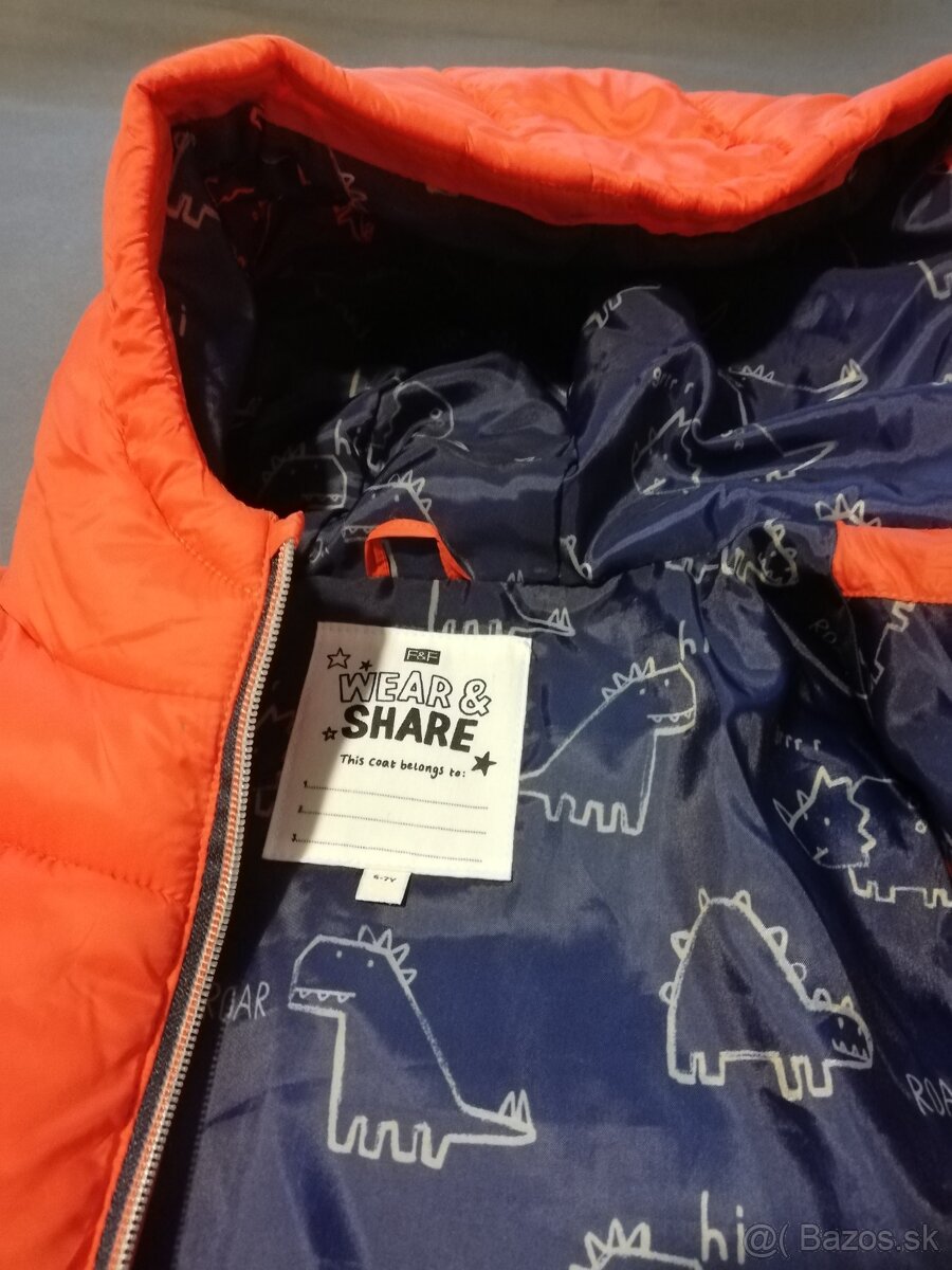 Zimná bunda F&F 5-7 r. - 4