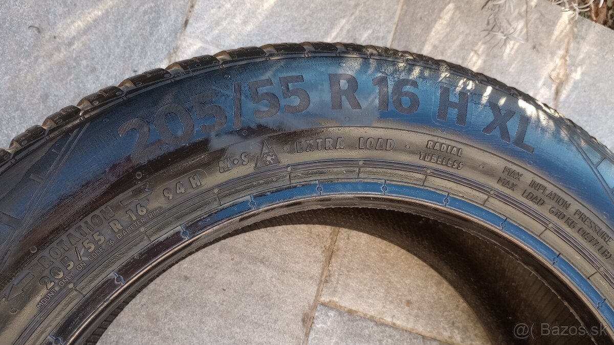 Celoročná pneumatika 1 kus Continental 205/55R16 - 4